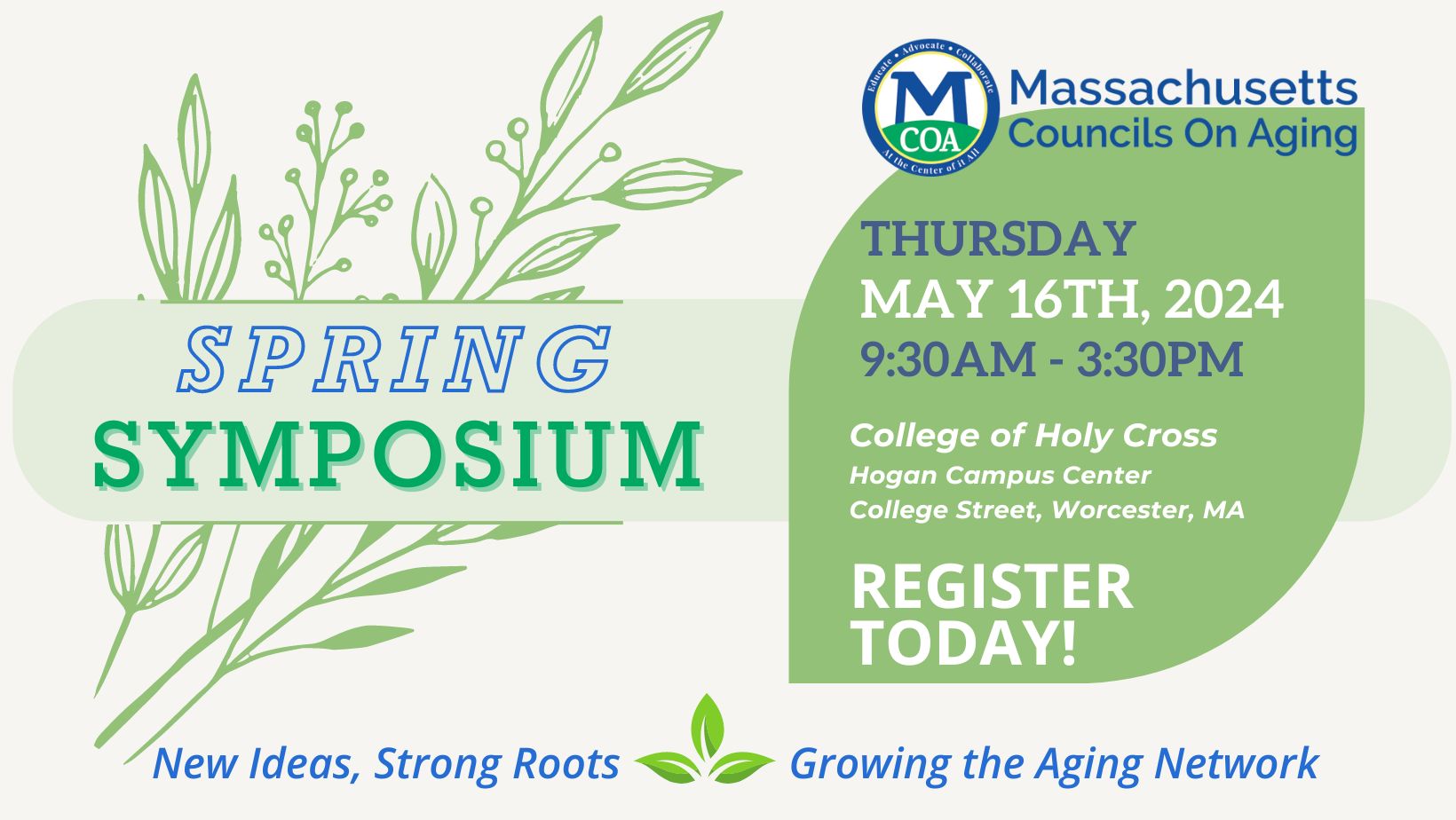 Spring Symposium Save the Date Graphic