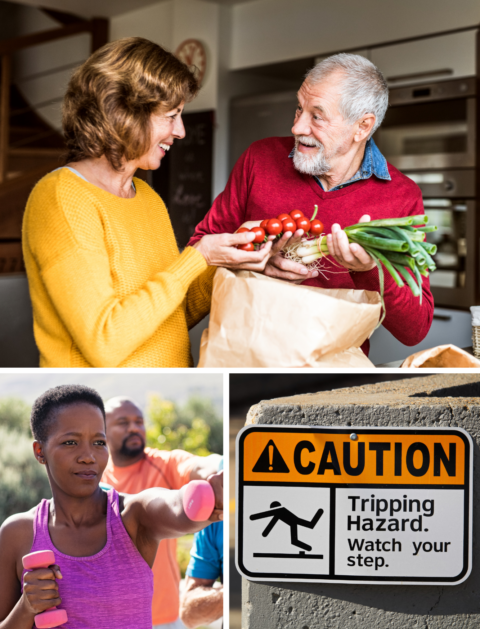 Announcements and updates on physical activity, food insecurity, falls ...