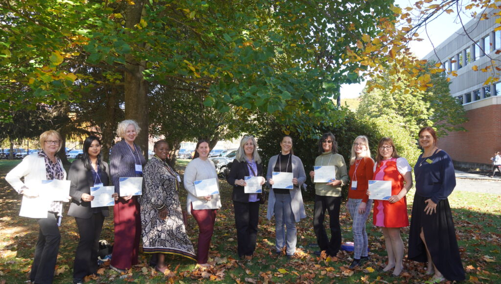 Group picture of certified senior center directors